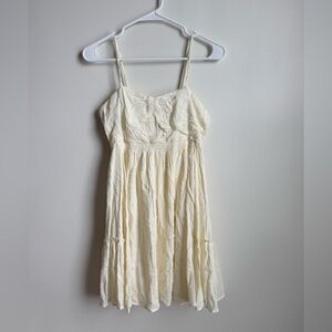 Altar'd State Cream Knit Detail Dress